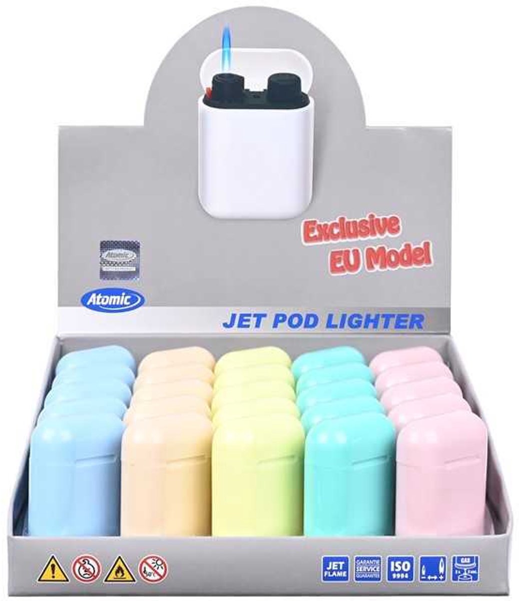Atomic jet pod lighter / Air pods behuizing / Storm aansteker/ Trendy / Nieuw / Aansteker /