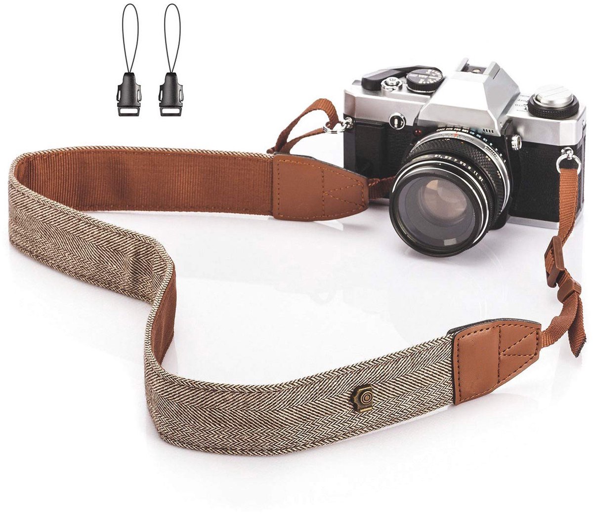 Camerariem - Veiligheidsgordel voor camera - Universeel - Vintage