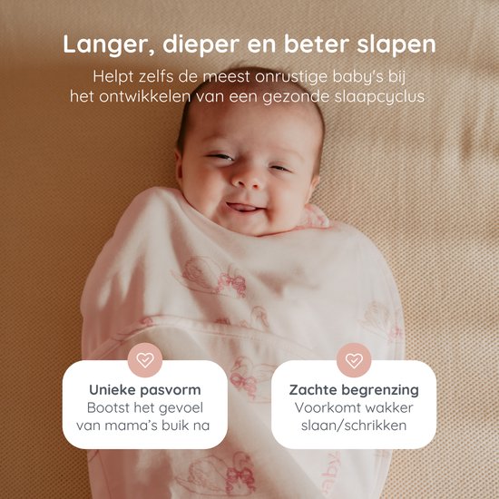 Puckababy Piep Inbakerslaapzakje baby (0-3m) - Swans - Katoen TOG 0.5 - Zomerslaapzak van Merkloos — afbeelding 3