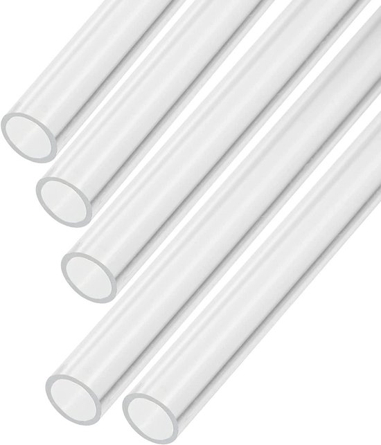 Acrylbuis Heldere stijve pijp, 2 Stuks Lengte 25 Cm Hoge Transparant, for Diy Aquarium Fish Tank Helder Glazen Pijp Industrie Helder Acryl Pijp O.D16-110mm(Outer Dia 40mm