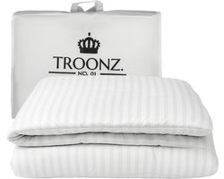Troonz Dekbed Zonder Overtrek Satijn 240x220 cm - Tweepersoons dekbed - Hoesloos dekbed