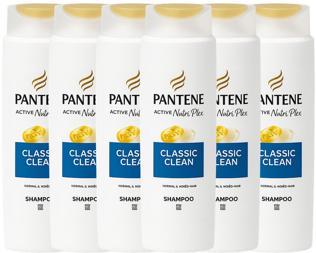 Pantene Shampoo Classic Clean - 6 x 325 ml - Voordeelverpakking
