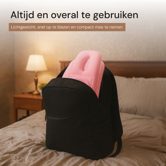 Grokos - Zwangerschapskussen - Kussen - Buikkussen - Lichaamskussen - Zwanger - Zwangerschapskleding - Zwangerschap - Borstvoedingskussen - Zijslaapkussen - Roze van Grokos — afbeelding 2