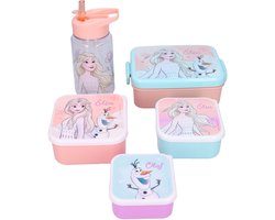 Frozen II Lunch Set - Drinkbeker - Lunchbox - Snackbox (3in1)