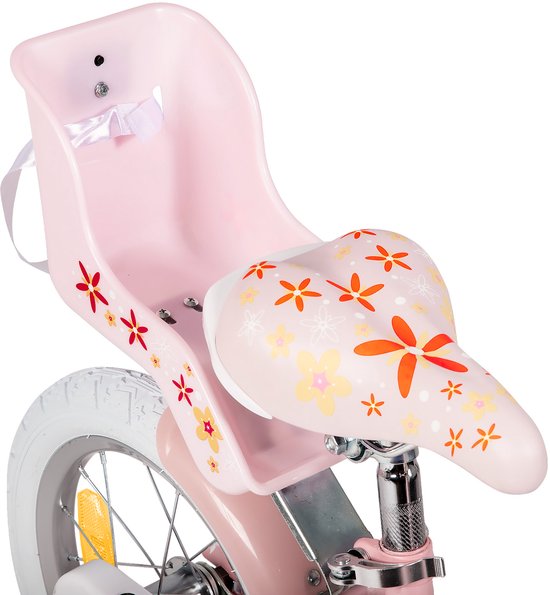 Joystar Unicorn Kinderfiets voor Meisjes - 18 Inch - Mand - Zijwieltjes - Bel - Handrem - Roze - Geschikt voor buitenactiviteiten in de lente van JOYSTAR — afbeelding 5