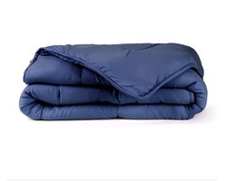 Felman 2-in-1 Dekbed - Wasbaar Dekbed - Dekbed Zonder Overtrek - Alle Seizoenen - Navy - 140 x 200 cm