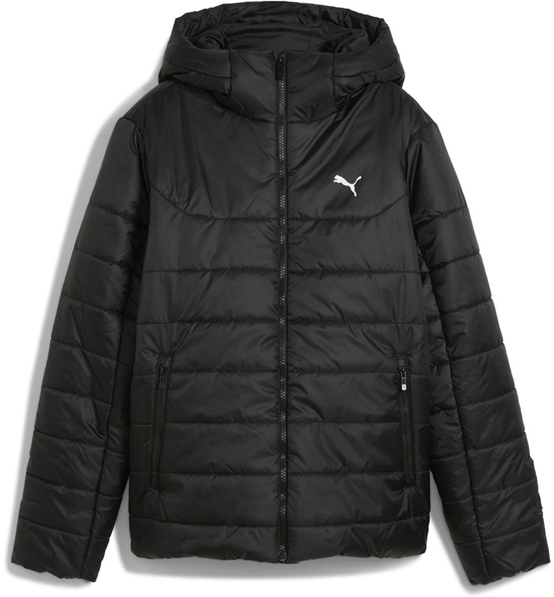 PUMA ESS GEWATTEERDE JAS MET CAPUCHON 68521101 XL Zwart