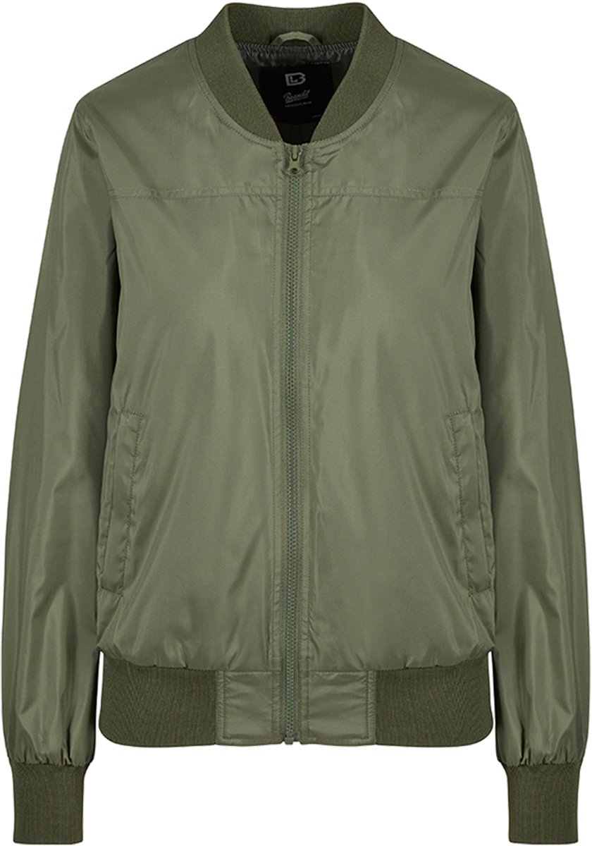 Brandit Jula Bomberjacket Dames Bomberjack - olijf - L