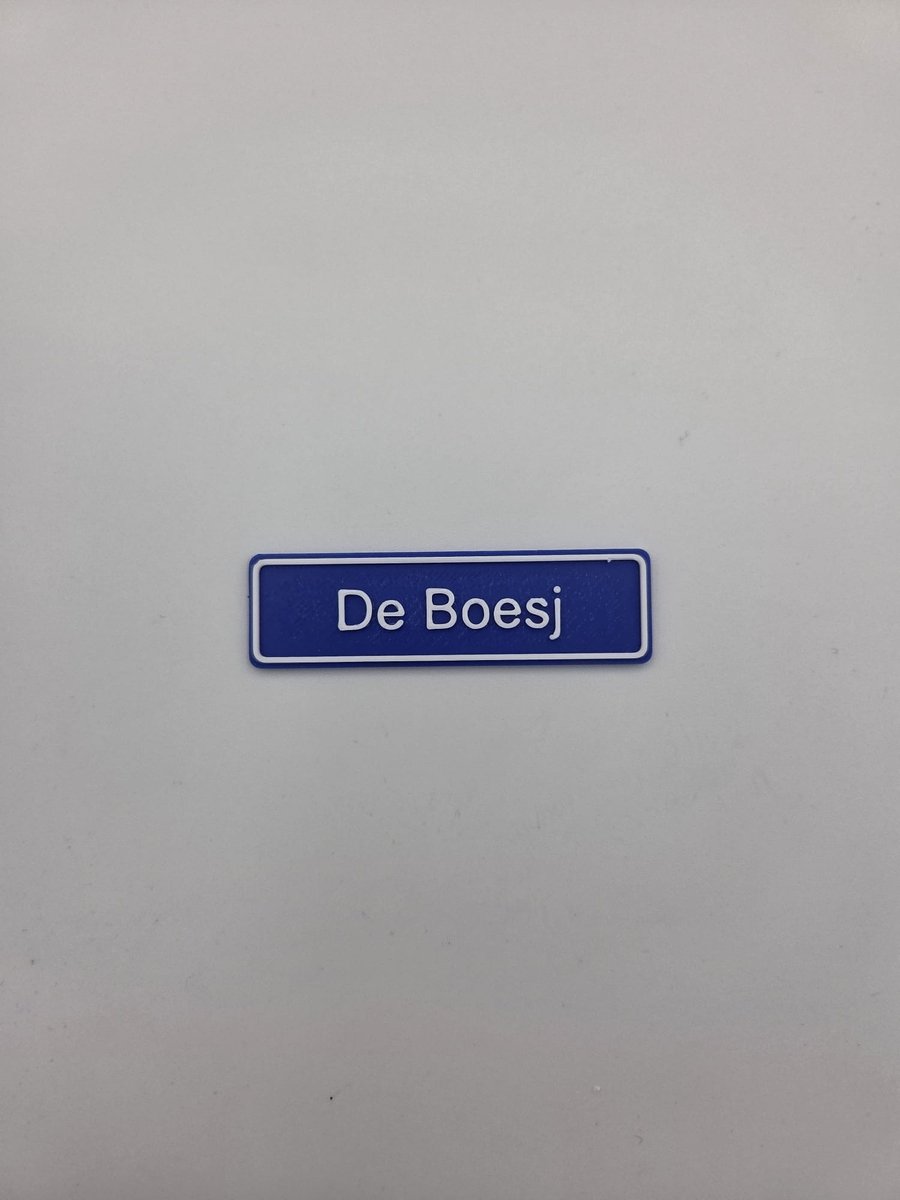 3D plaatsnaam speldje De Boesj