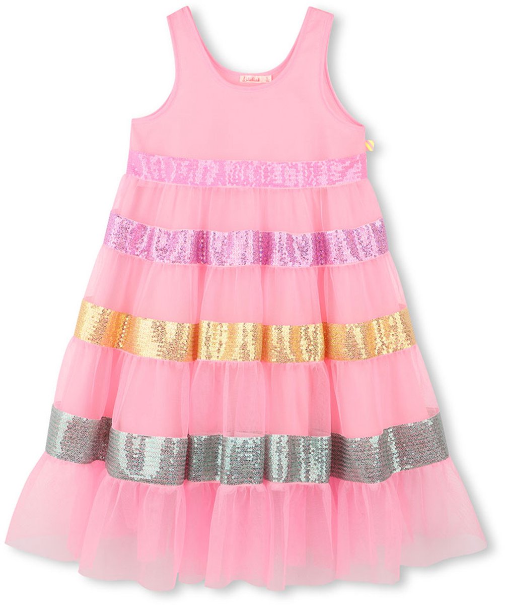 Billieblush U20965 Jurk Roze 12 Years Meisjes