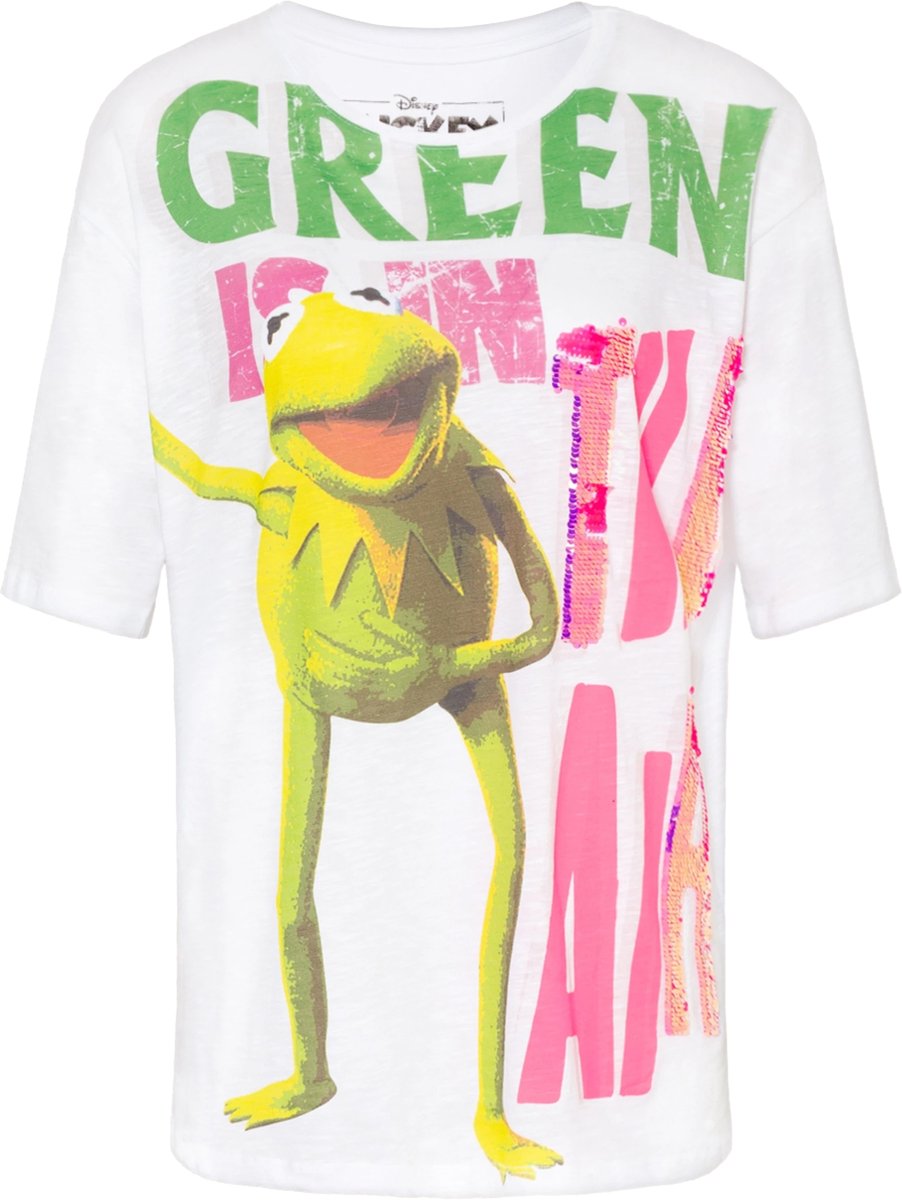 Frogbox • wit t-shirt Kermit • maat 36