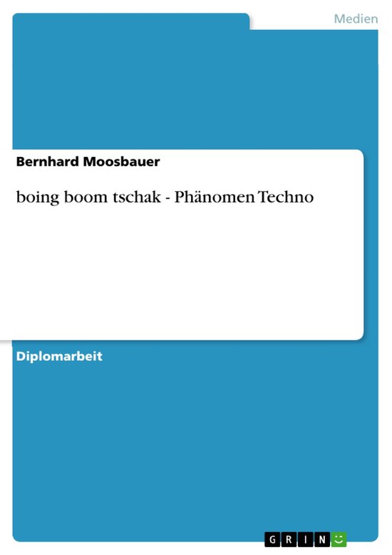 Boing Boom Tschak - Ph�Nomen Techno - cover