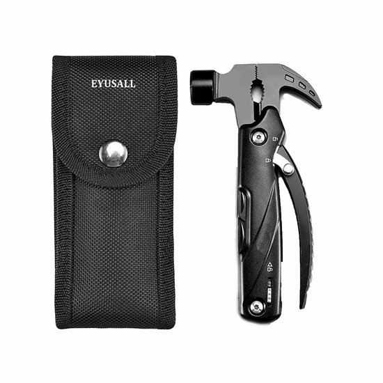 EYUSALL Multifunctionele Tenthamer - 12-in-1 - Voor Kamperen+Wandelen - Noodgevallen Geschikt