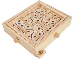 Allecto plus - Houten Doolhof Bordspel voor Kinderen - Educatief Speelgoed en Vrije Tijd Vermaak