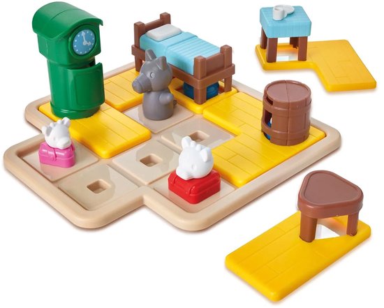 SmartGames - De Wolf en de 7 Geitjes - puzzelspel met 48 opdrachten