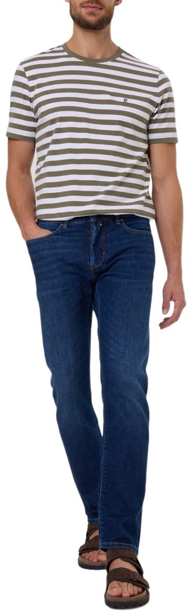 Pierre Cardin Heren Jeans bequem Blauw Volwassenen