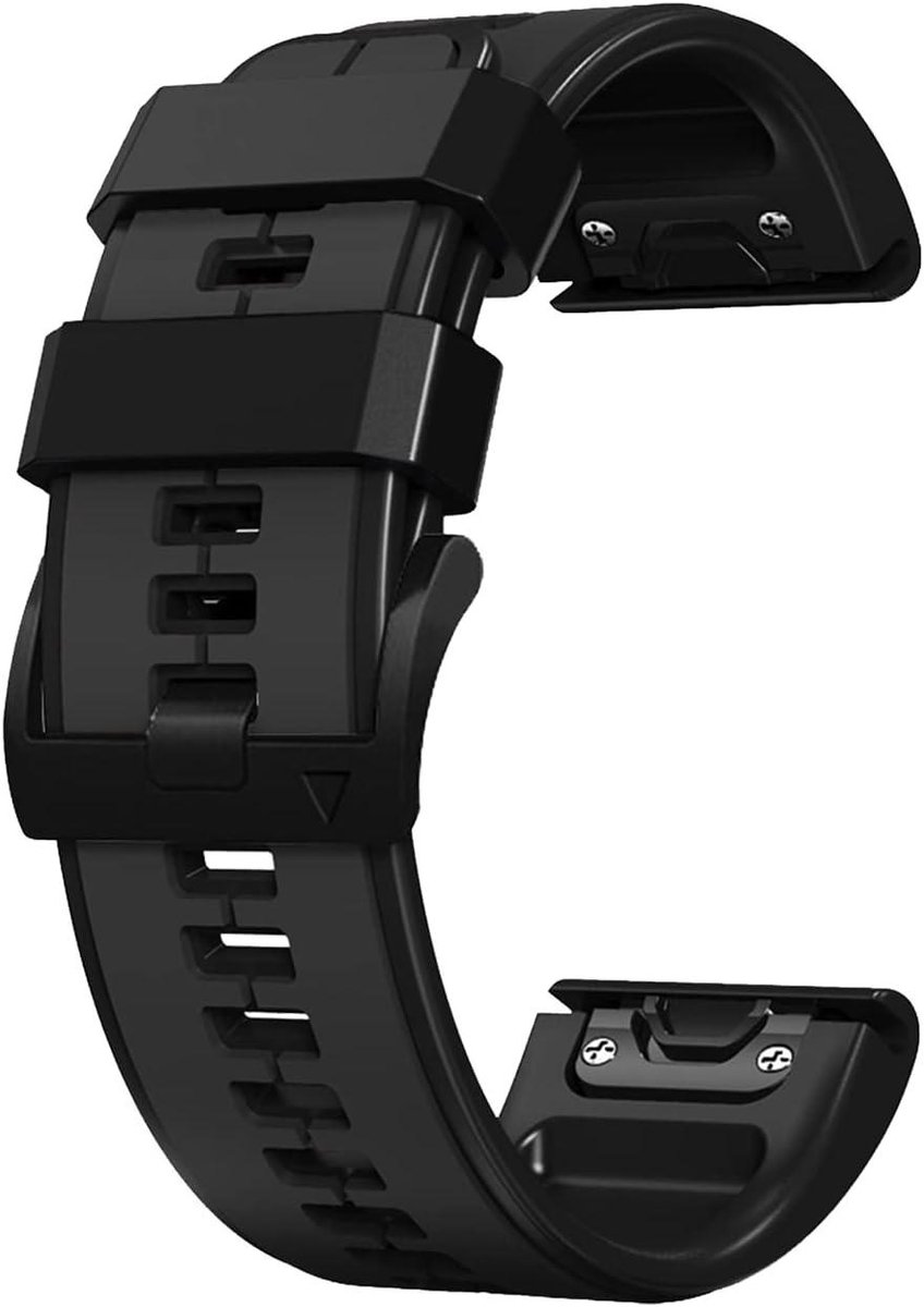 Allecto plus - Siliconen horlogeband voor Garmin Fēnix-Enduro-Epix, ademend en verstelbaar met QuickFit 22 mm-QuickFit 26 mm. Oriëntatie- en buitensport horloge accessoires.