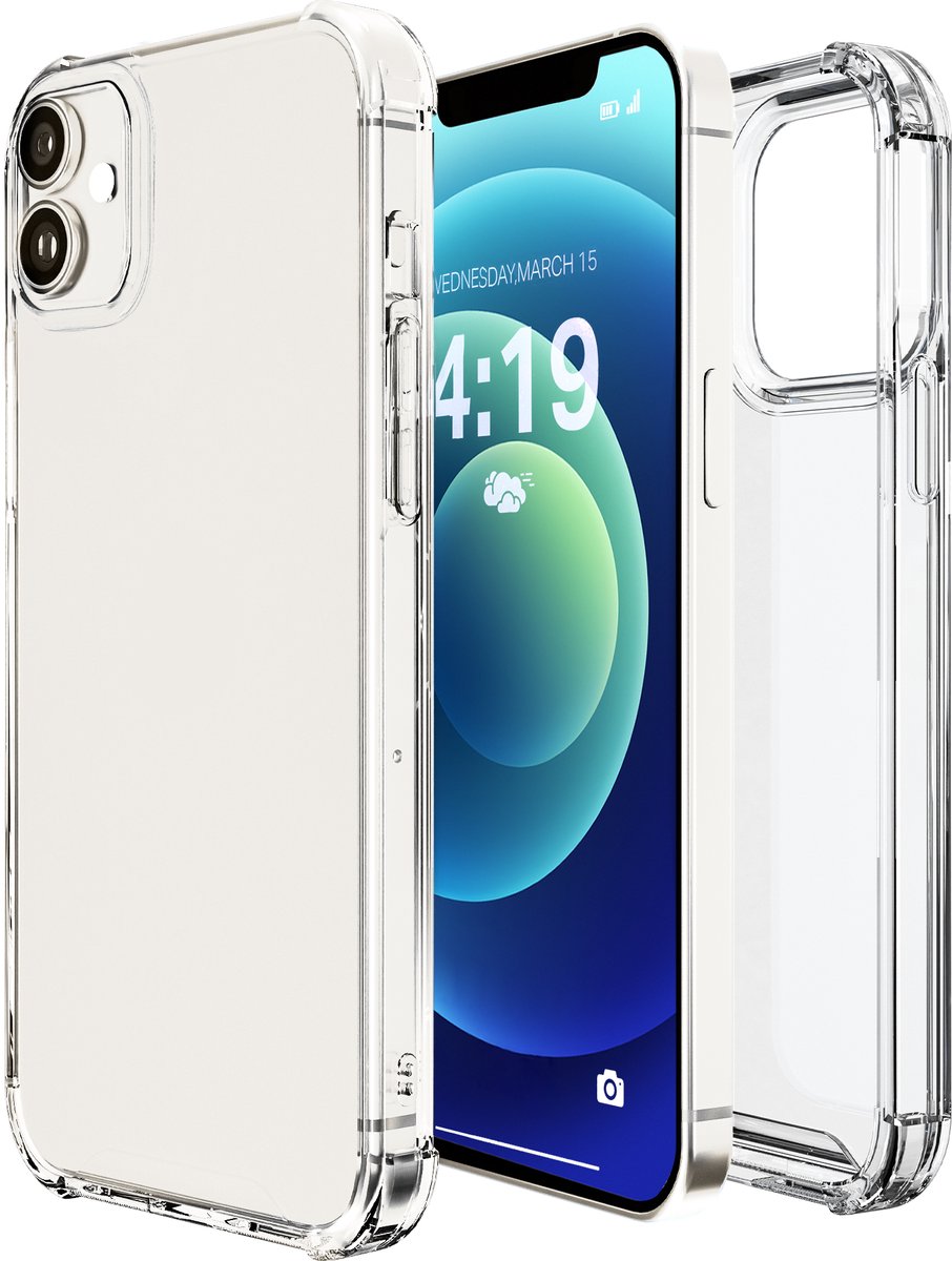 iTech Bumper Hoesje geschikt voor iPhone 12 Mini – Slank, Schokbestendig & Beschermend