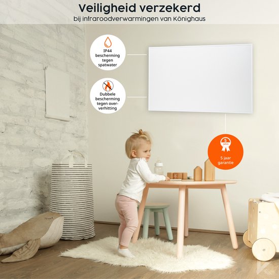 Infraroodverwarming voor plafondmontage
