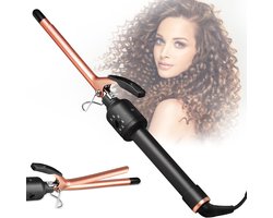 13mm Mini Krultang - PTC Keramische Laag - Snelle Verwarming 80-230°C - Geschikt voor Fijn en Kort Haar - Anti-Statisch