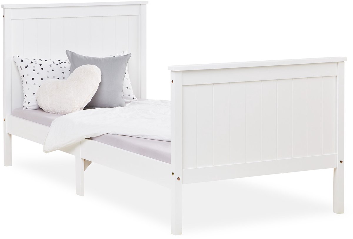 Homestyle4u Kinderbed - 90x200 cm - Eenpersoonsbed - Wit