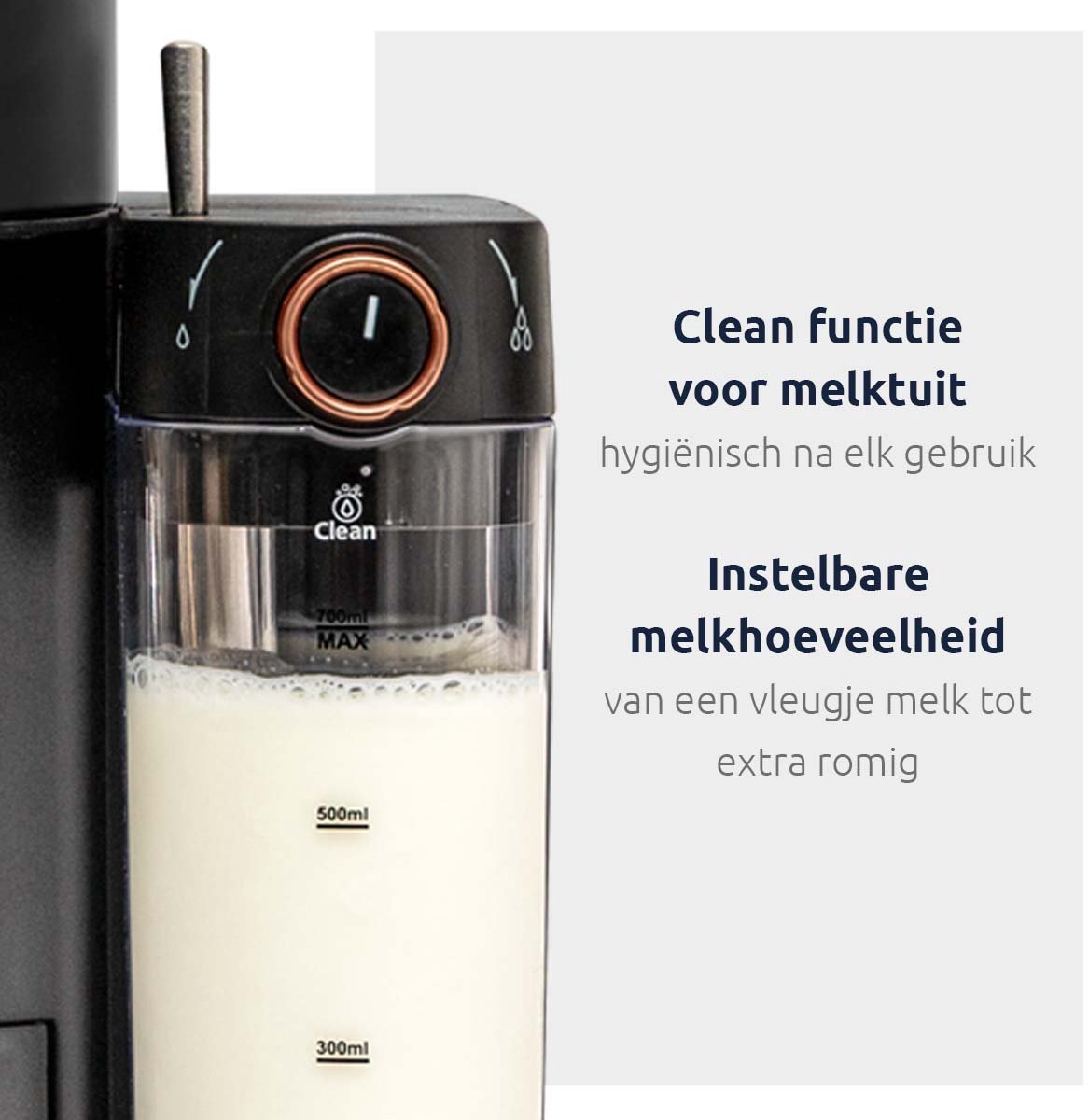 BluMill Koffiemachine - Pistonmachine - Espressomachine - Automatische Melkschuimer & 2 portafilters - 1,2 Liter Waterreservoir — afbeelding 6