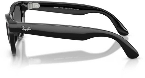 Ray-ban Skyler Meta Gen 2 Gepolariseerde Zonnebril Zwart Polar Gradient Graphite — afbeelding 4