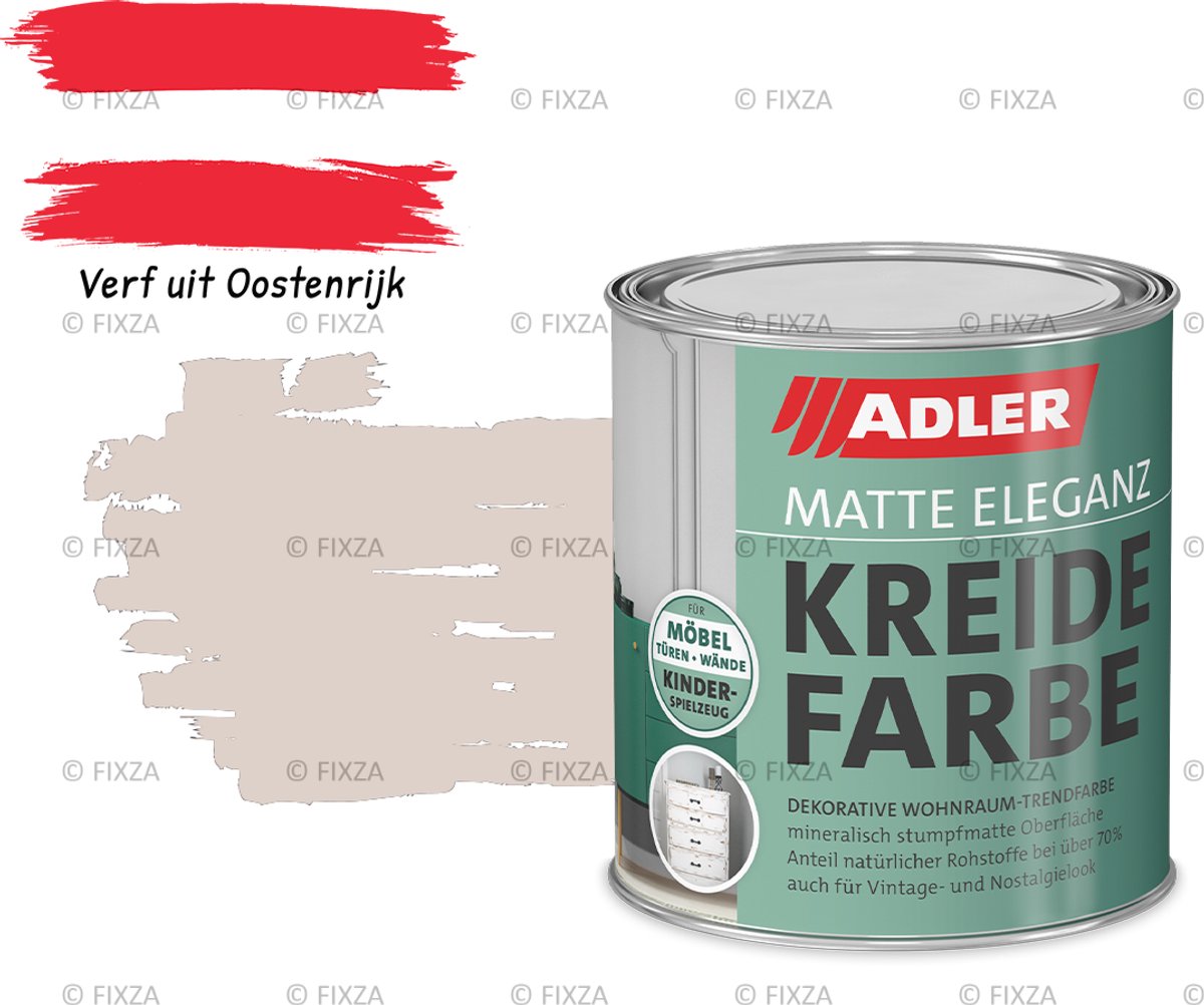 ADLER Vivido Krijtverf – Nachtegaal – Duurzame matte verf voor hout, meubels, deuren, metaal en kunststof – 375 ml