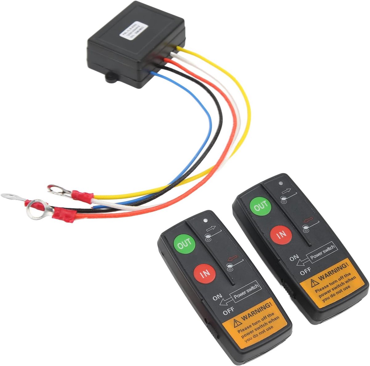 Wireless Winch Remote Control Kit - Universele Winch Controller - 75ft Bereik - 12V 24V - Hoge Gevoeligheid - Geschikt voor Auto ATV Truck