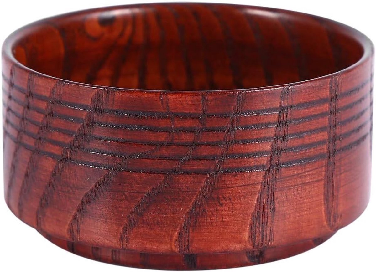 7.5 x 3.8 cm natuurlijke scheerkom - scheerzeep schaal voor dagelijks gebruik en reizen