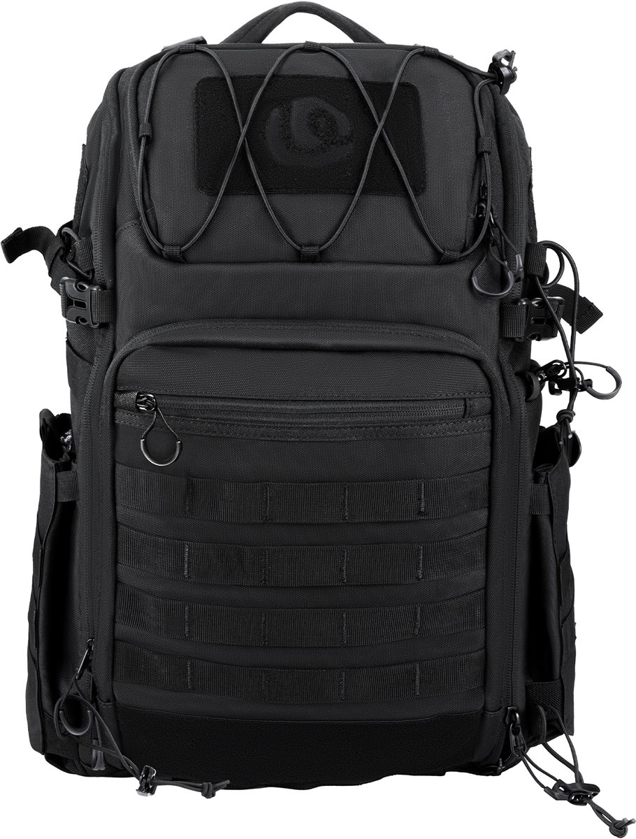 Ulanzi BC007 Camera Rugzak - Uitbreidbaar 28-35L - Met Snelle Zij-ingang & 16 inch Laptopvak - Waterdicht Polyester - Zwart