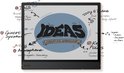 BOOX Note Air5 C scherm met de tekst IDEAS CREATIVE WORKSHOP