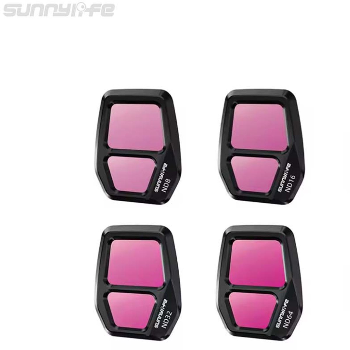 Sunnylife ND Filter Set voor DJI Air 3S – 4 Stuks (ND8, ND16, ND32, ND64) – Inclusief Opbergcase