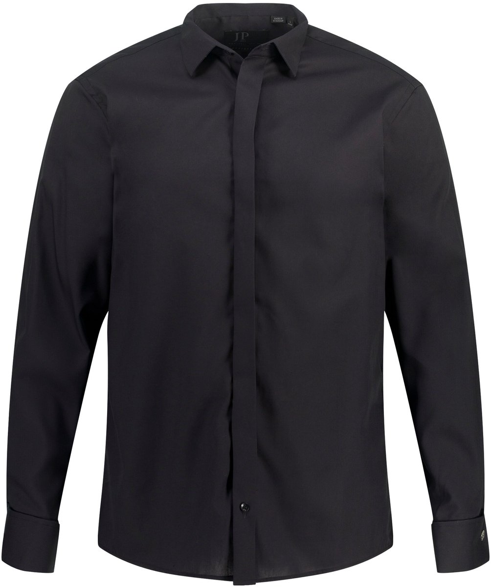 JP 1880 - Heren - Smoking smokingoverhemd business - Zwart - Maat XXL