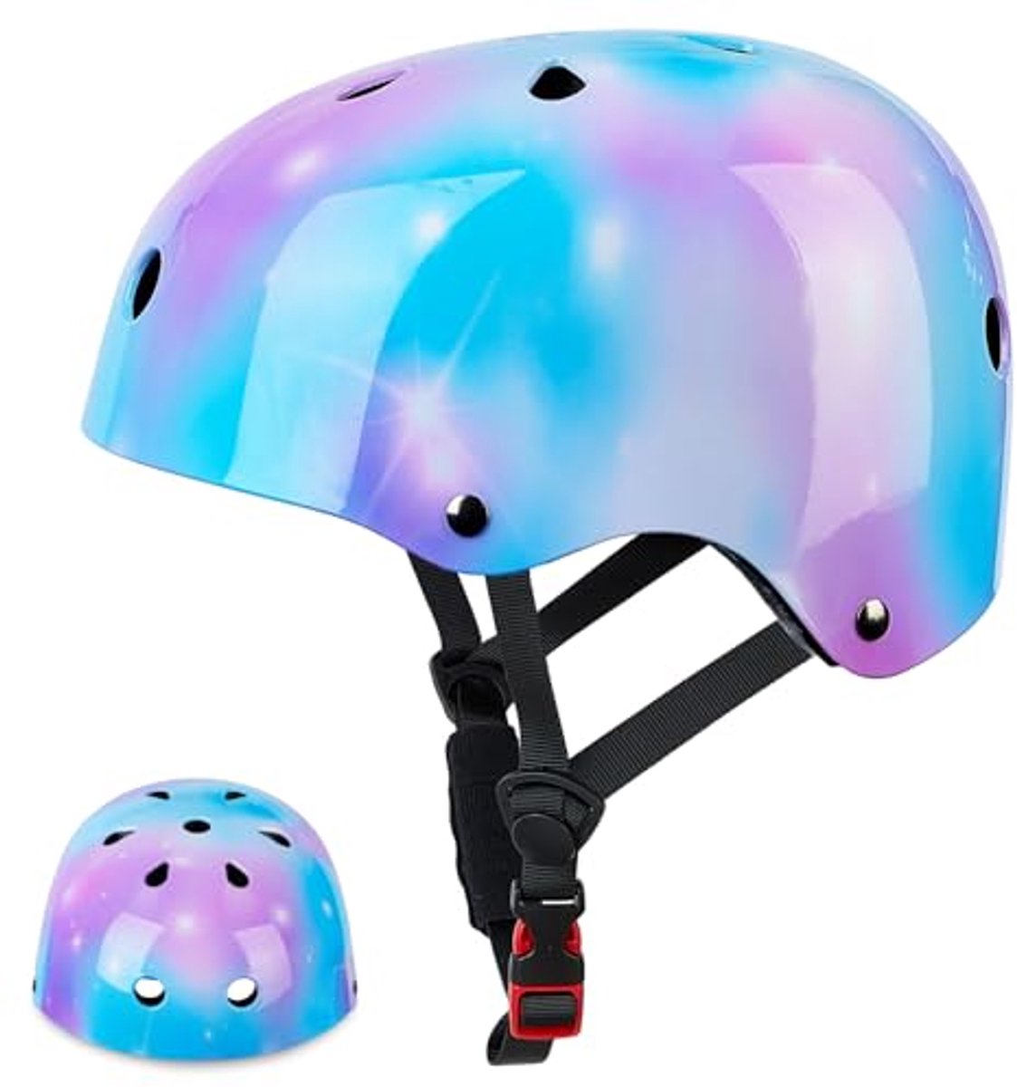 Verstelbare Beschermset voor Kinderen - Helm, Knie-, Elleboog- en Polsbeschermers voor Skateboard, Scooter en Fietsen
