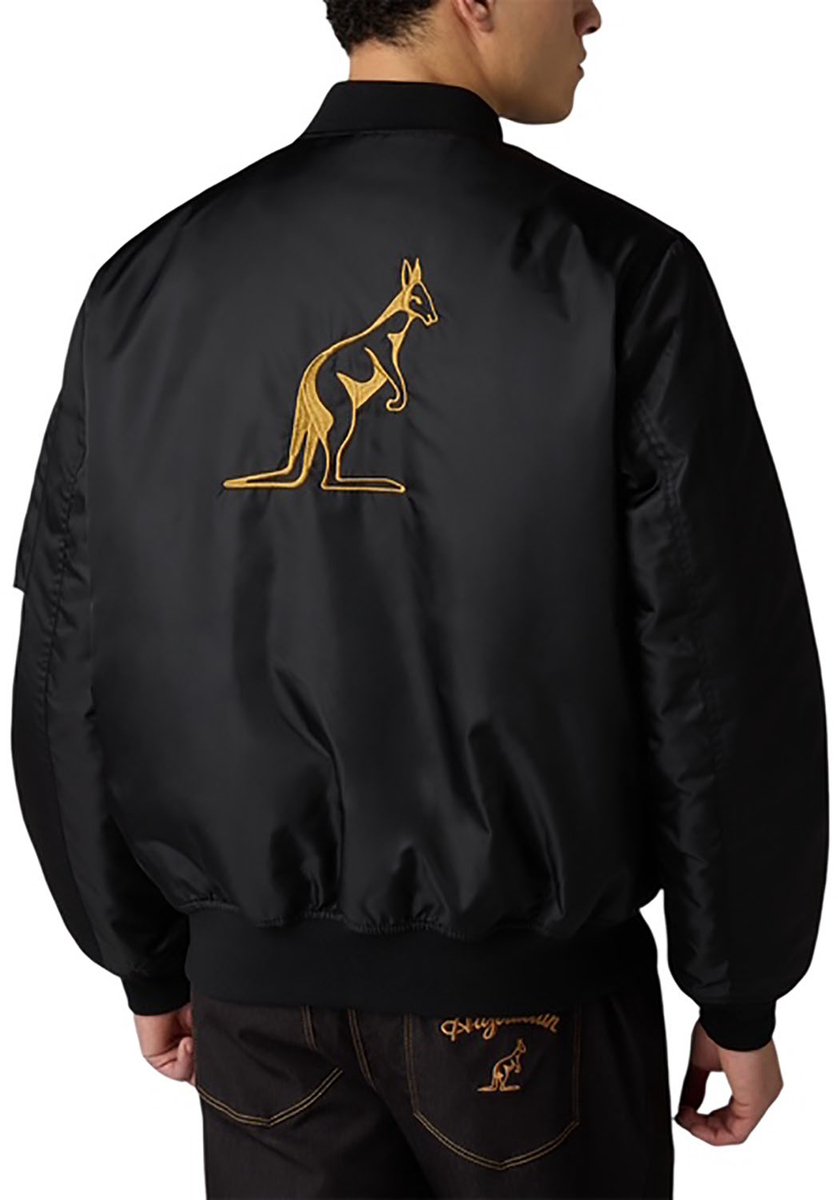 Australian Bomberjack - Archive Logo - Zwart - Maat XS