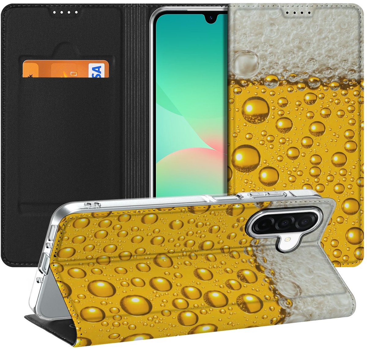 Samsung Galaxy A26 Flip Style Cover Bier