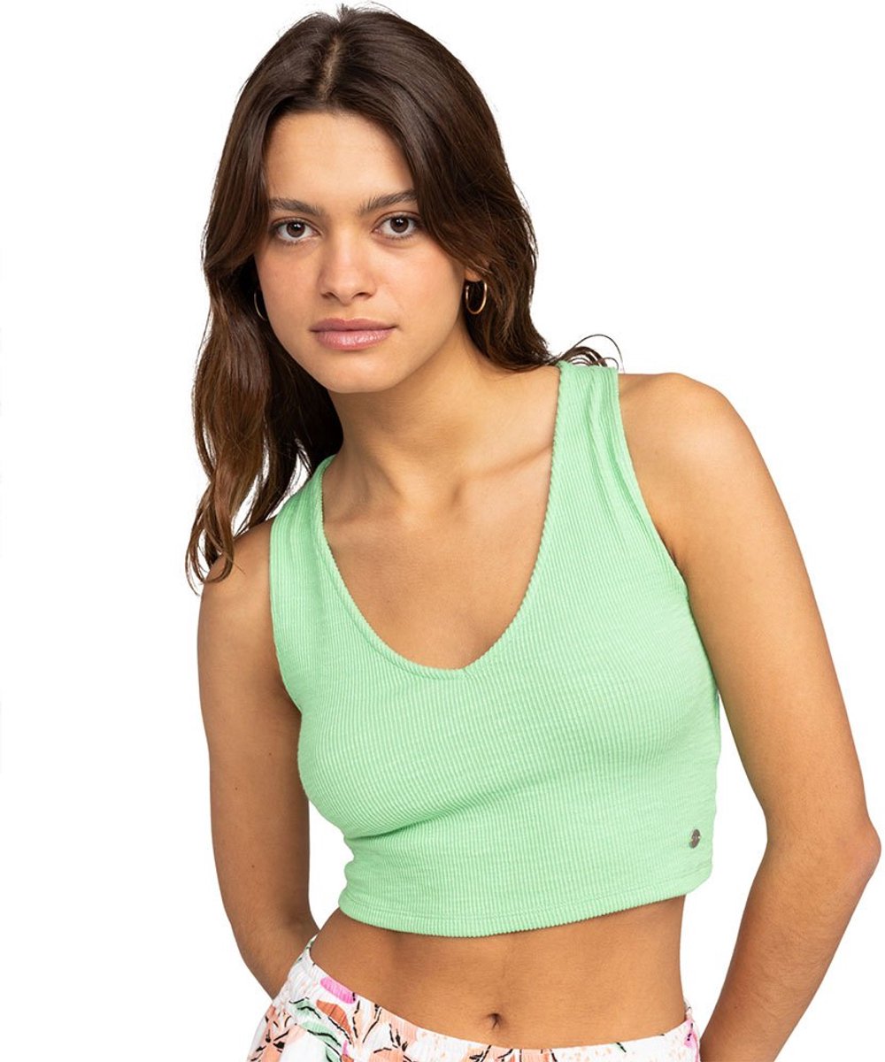 Roxy Please Come Bac Top Zonder Mouwen L Vrouw Groen