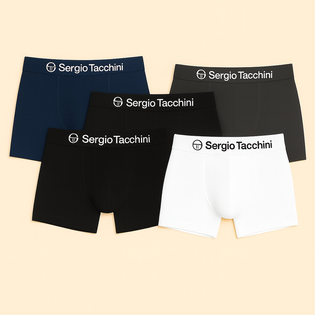 5-Pack Heren Boxershorts Seamless – Zonder Naden – Ademend & Stretch – Perfect voor Sport en Dagelijks Gebruik -M/L