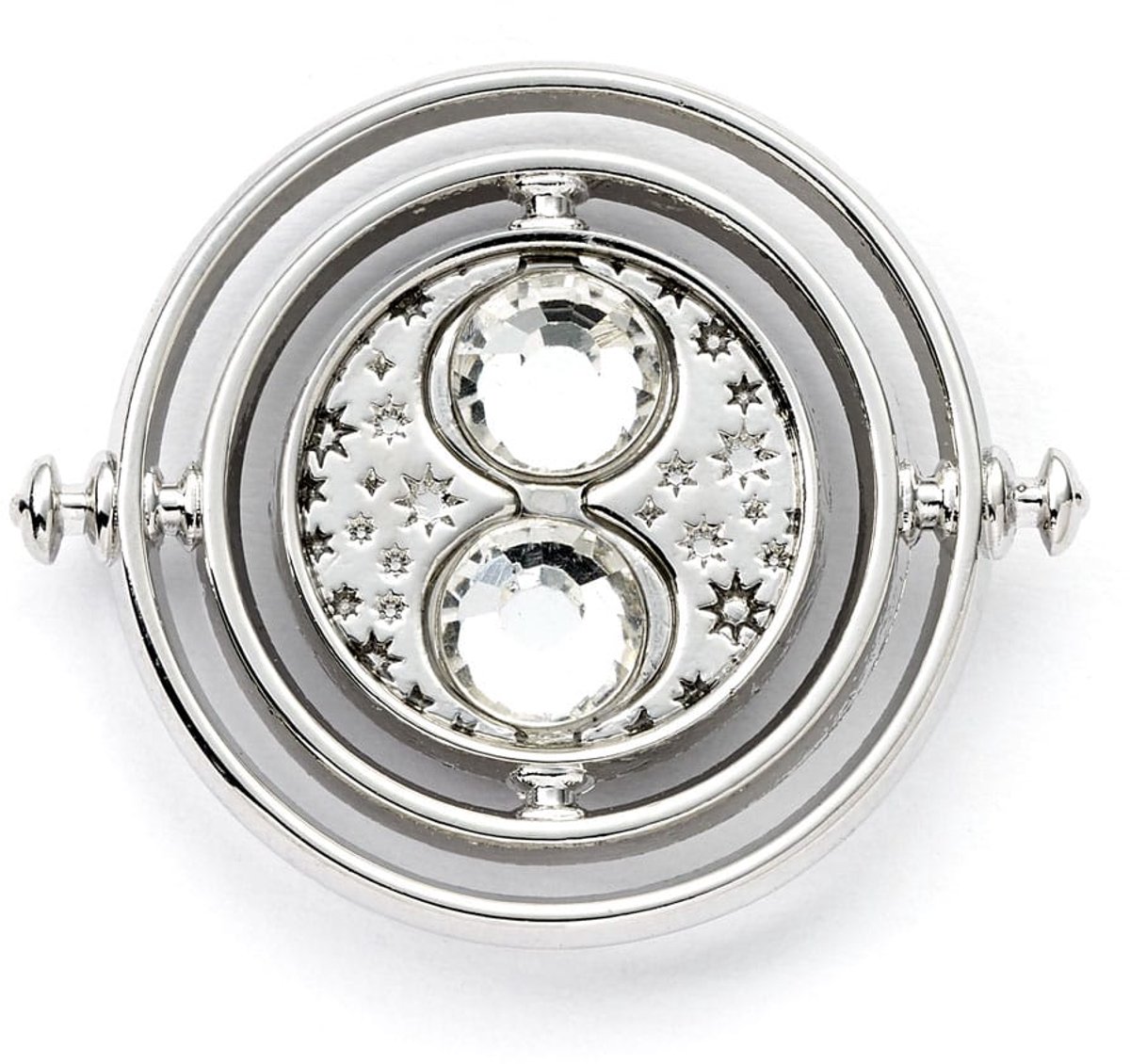 The Carat Shop - Harry Potter - Time Turner Pin Badge - Tijdverdrijver Speldbadge in Zilverkleur