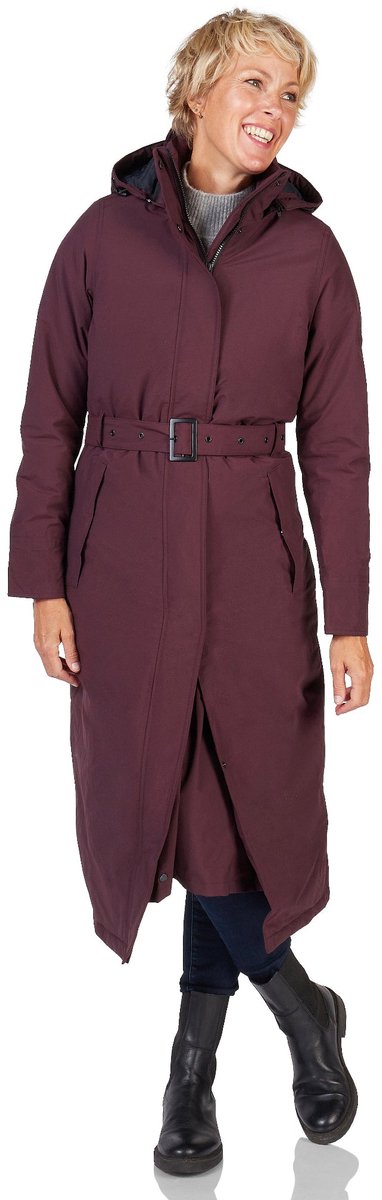 Happy Rainy Days Lange Regenjas Dames Toronto Burgandy