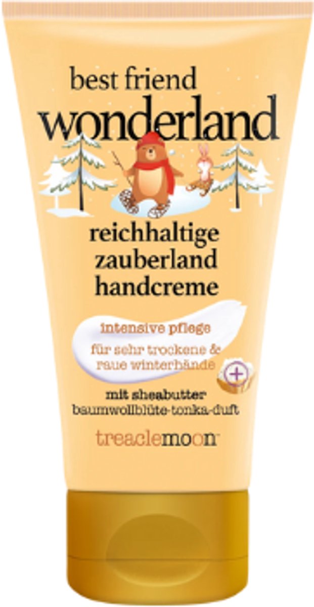 Winter Handcrème Best Friend Wonderland - Treaclemoon | 1x 75 ml - Katoenbloesem & Tonka | Kerst Handcrème - Limited Edition 2025