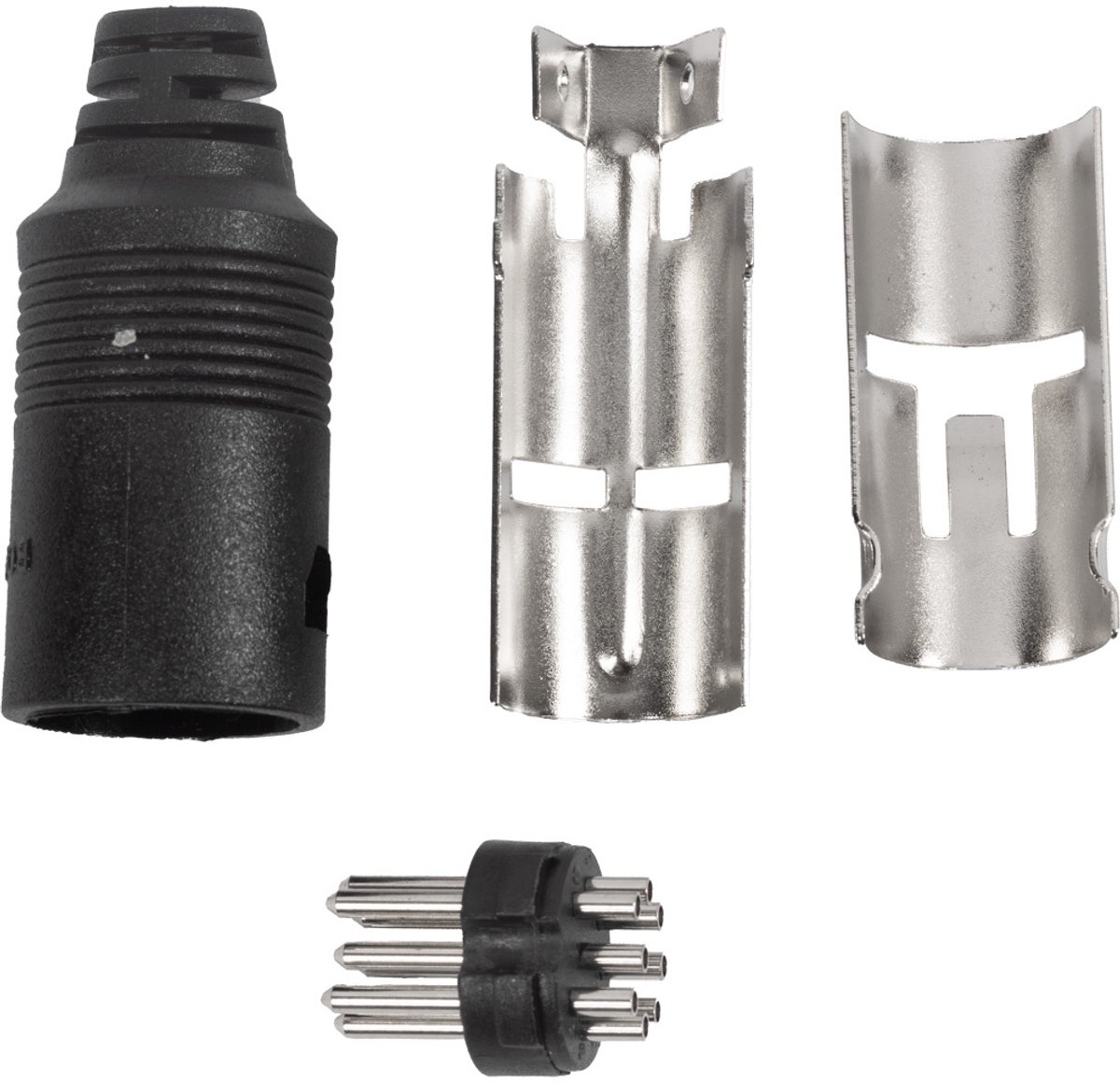 BOSSCOM DIN 8-pins / Powerlink PL8 (m) connector | zwart