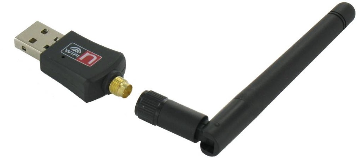 USB-A - WLAN / Wi-Fi dongle met externe antenne - N300 / 300 Mbps