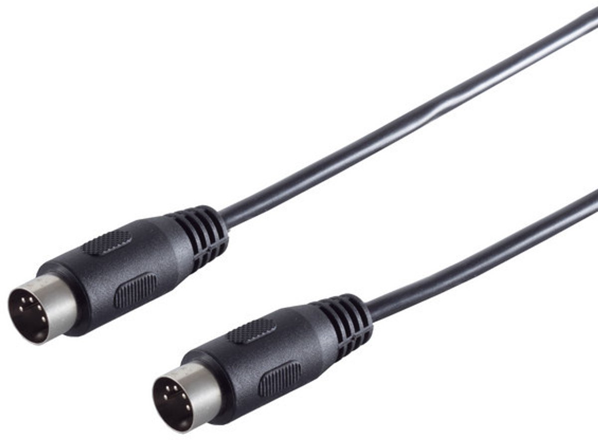 S-Impuls DIN 5-pins audiokabel / zwart - 2 meter