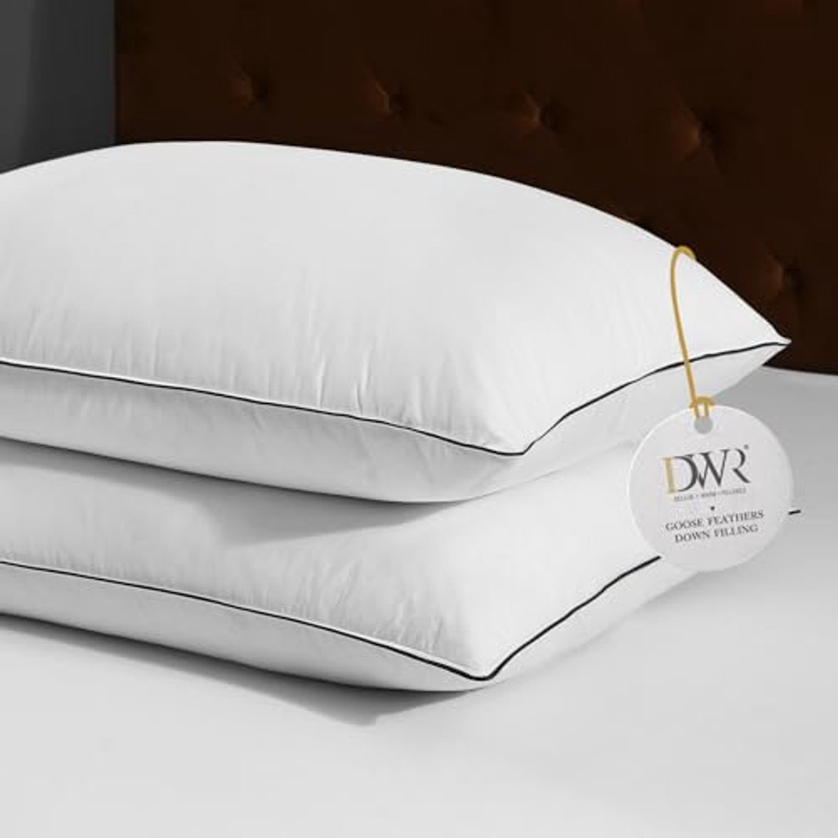 Luxe Donskussen 40x80 cm | Set van 2 | 100% Biologisch Katoen | Ultra Comfortabel en Ondersteunend