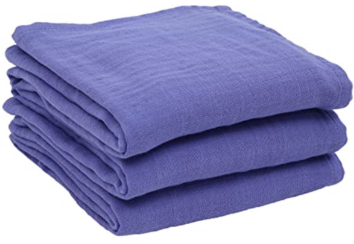 Set van 3 Mousseline Doeken 70 x 70 cm - Zacht en Veelzijdig voor Baby
