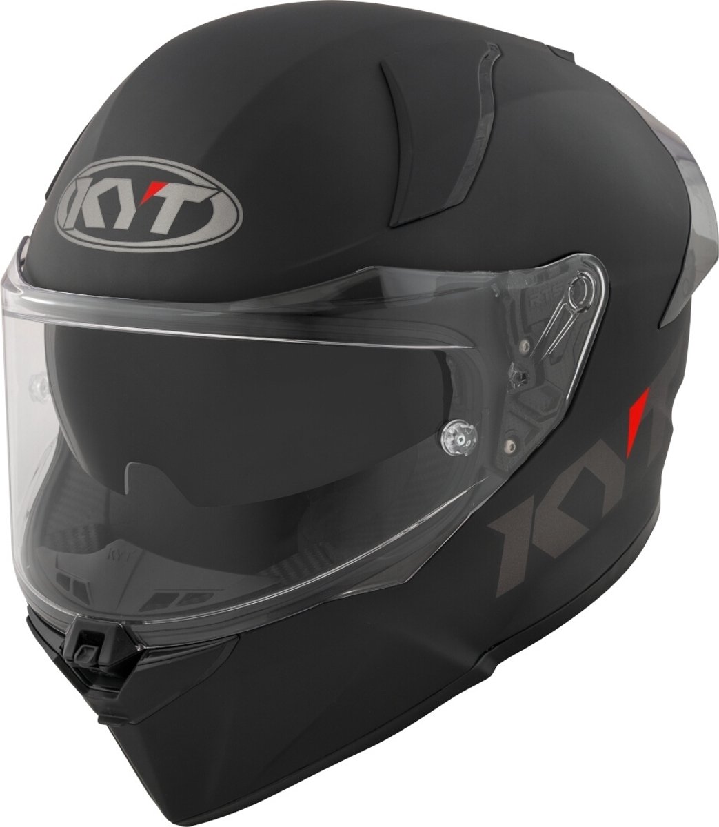 KYT R2R Plain Mat Zwart Integraalhelm - Helm