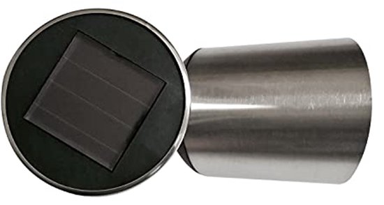 Solithia Buitenzonnelamp – Padlamp Van Roestvrij Staal En Glas, Weerbestendig, Met Filament-led En Booster