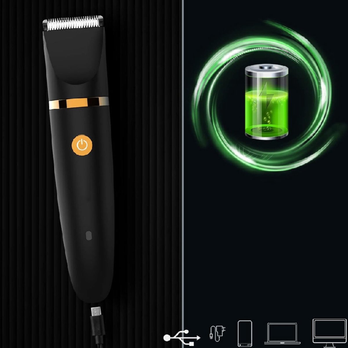 Bodybite 3-in-1 Baard- en Lichaamstrimmer Waterdicht - afbeelding 2